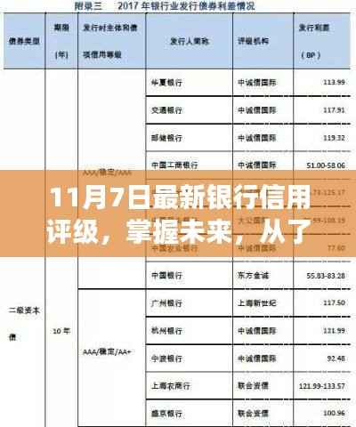 掌握未来,从最新银行信用评级洞悉变化与成就