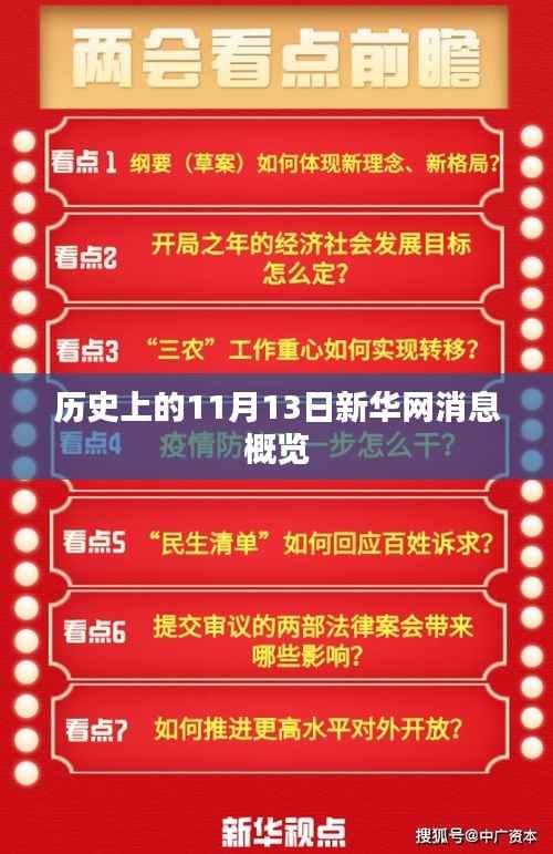历史上的11月13日新华网消息概览