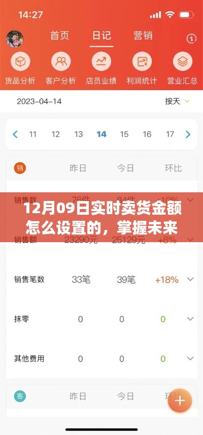 掌握未来销售脉搏，揭秘实时卖货金额设置新纪元，揭秘12月09日实时卖货金额设置策略