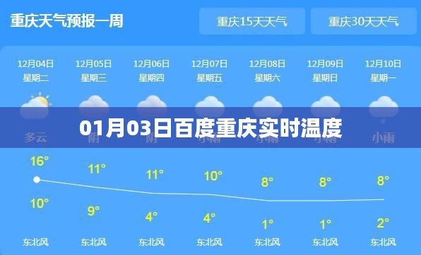 百度实时更新，重庆今日温度查询