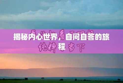 揭秘内心世界,自问自答的旅程